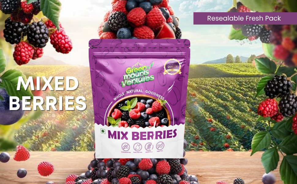 Premium Mix Berries – Naturally Sweet & Tangy Blend