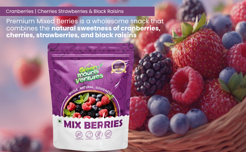 Premium Mix Berries – Naturally Sweet & Tangy Blend