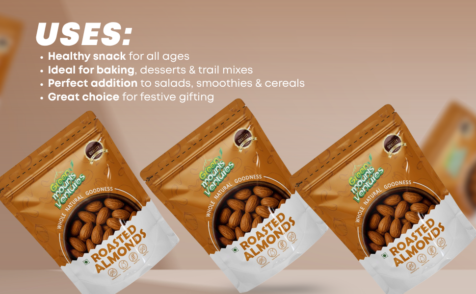 Organic Premium California Almonds – Protein & Fiber Rich
