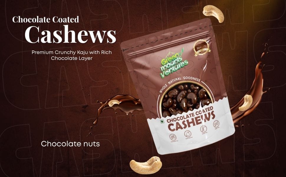 Premium Chocolate Coated Cashews – Crunchy & Decadent