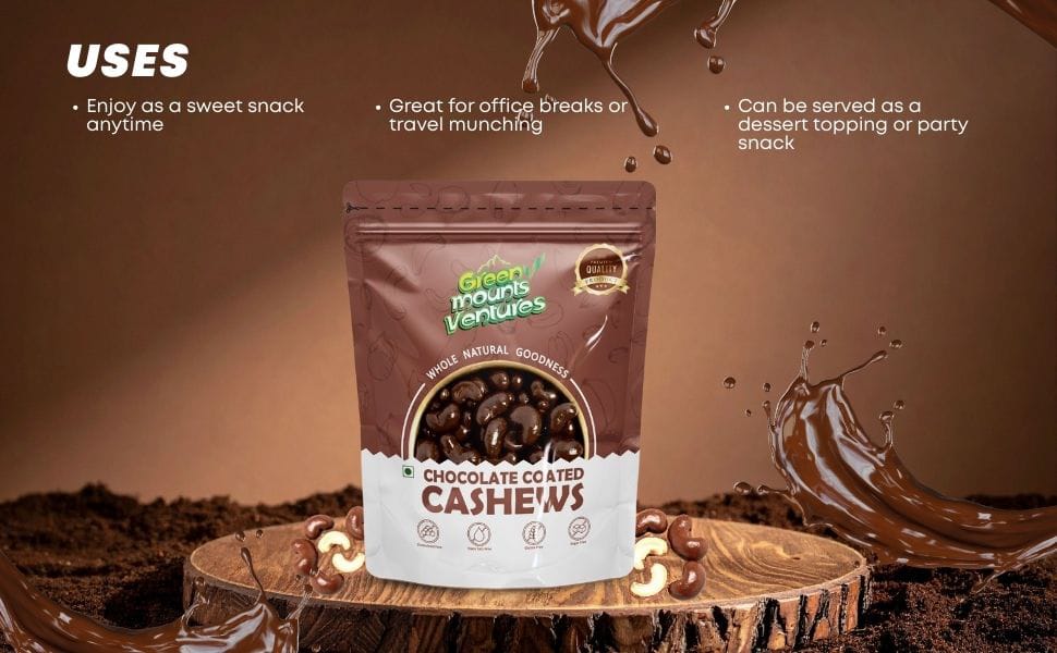 Premium Chocolate Coated Cashews – Crunchy & Decadent