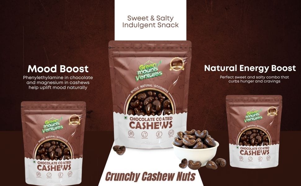 Premium Chocolate Coated Cashews – Crunchy & Decadent