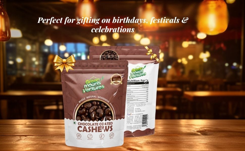 Premium Chocolate Coated Cashews – Crunchy & Decadent