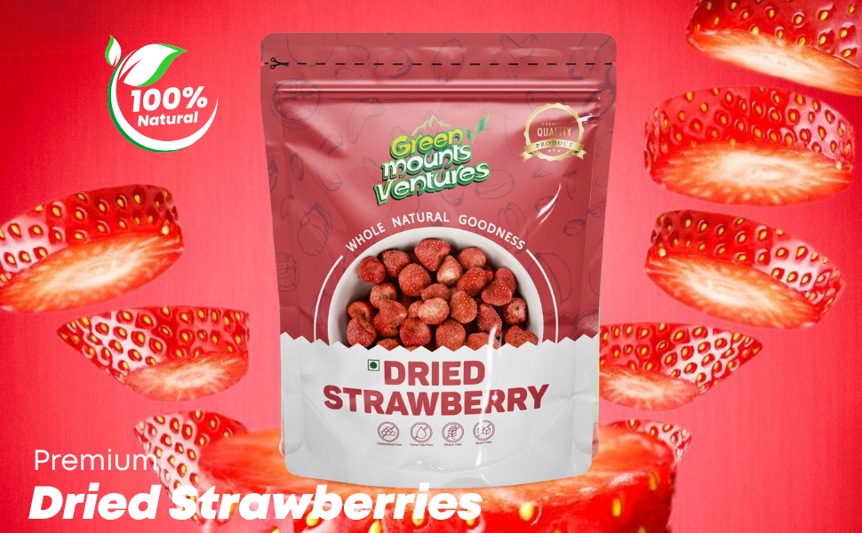 Premium Dried Strawberry – Naturally Sweet & Tangy