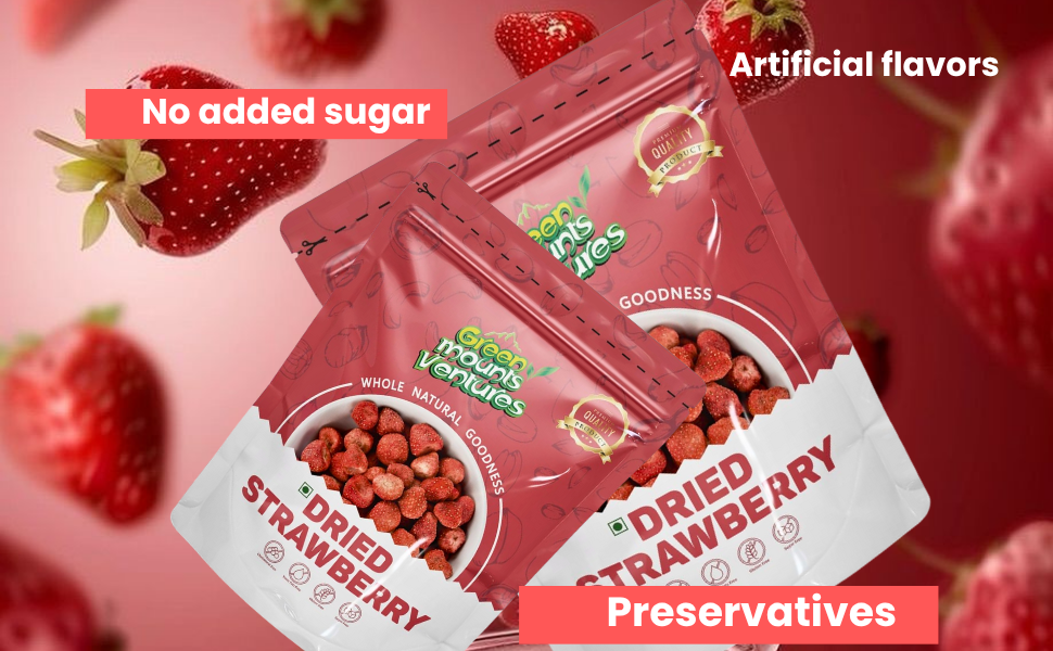 Premium Dried Strawberry – Naturally Sweet & Tangy