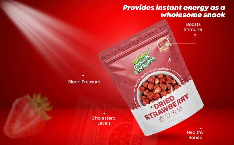 Premium Dried Strawberry – Naturally Sweet & Tangy