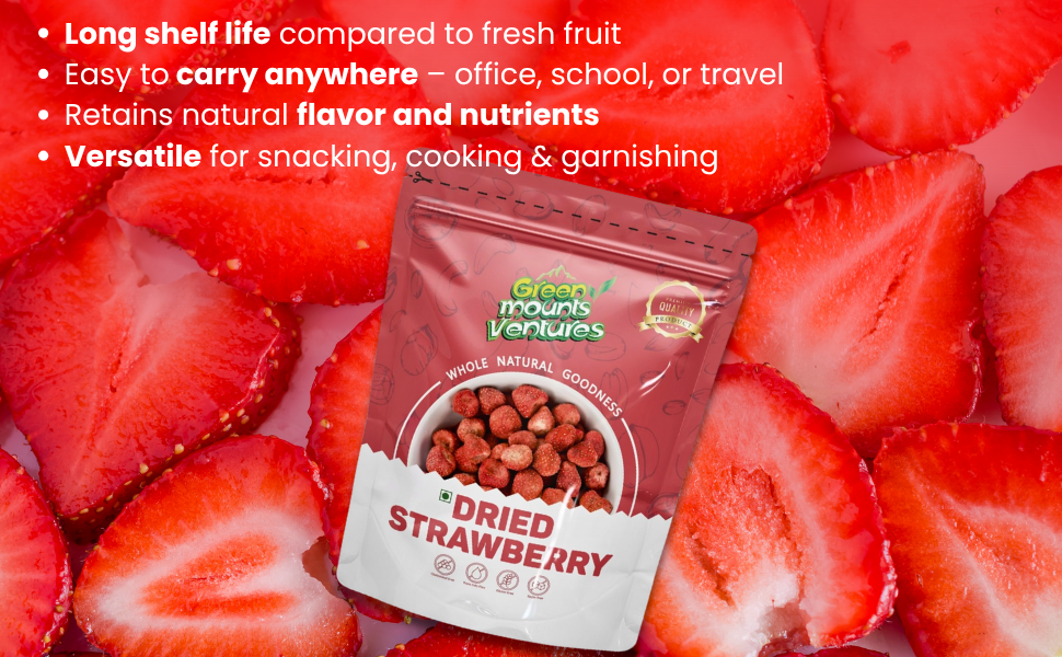Premium Dried Strawberry – Naturally Sweet & Tangy