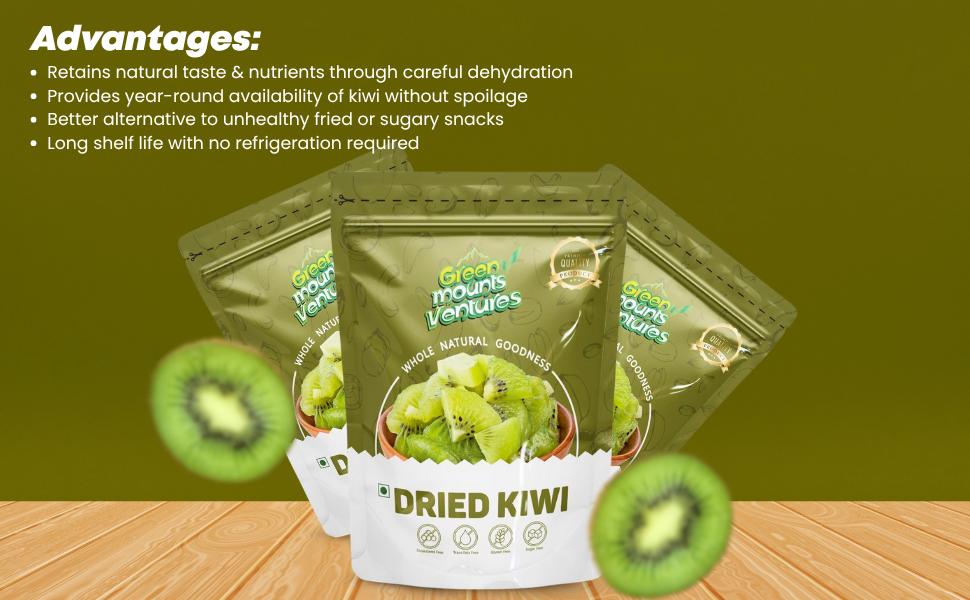 Premium Quality Dried Kiwi – Tangy & Nutritious Delight
