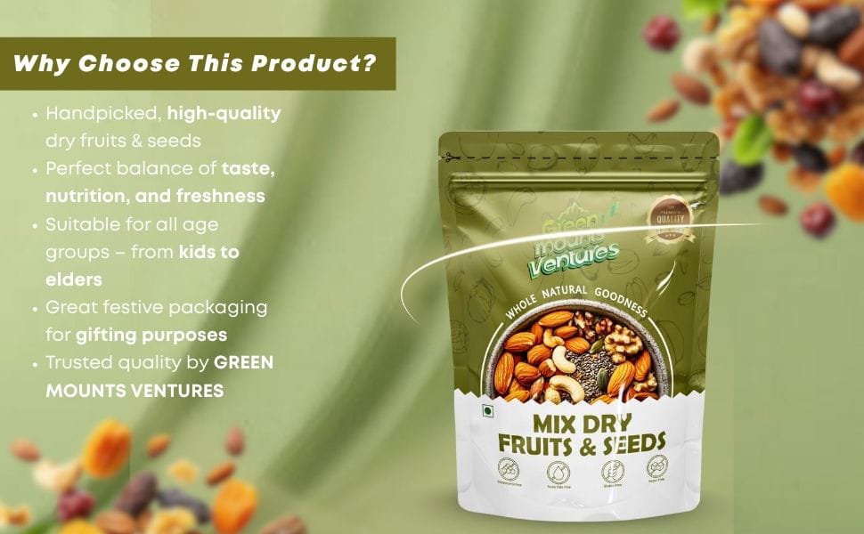 Premium Mix Dry Fruits & Seeds – Power-Packed Nutrition