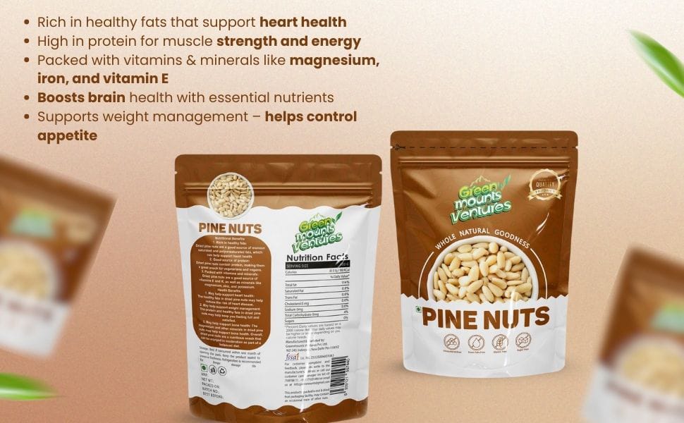 Premium Handpicked Pine Nuts – Energy & Wellness Booster