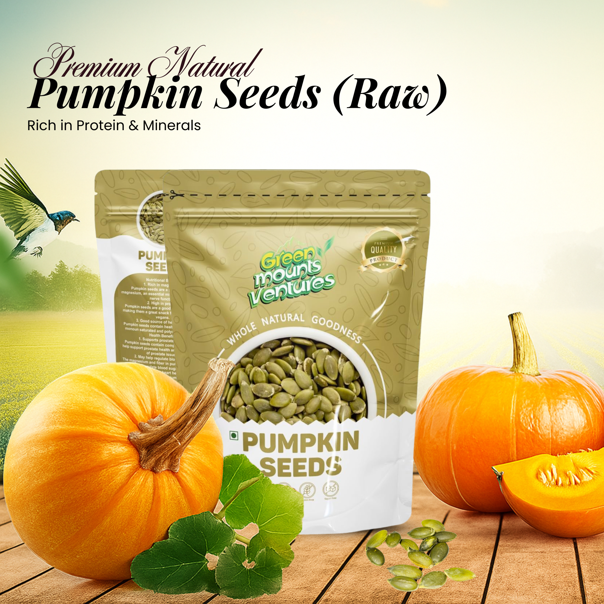 Premium Pumpkin Seeds – Superfood for Everyday Health