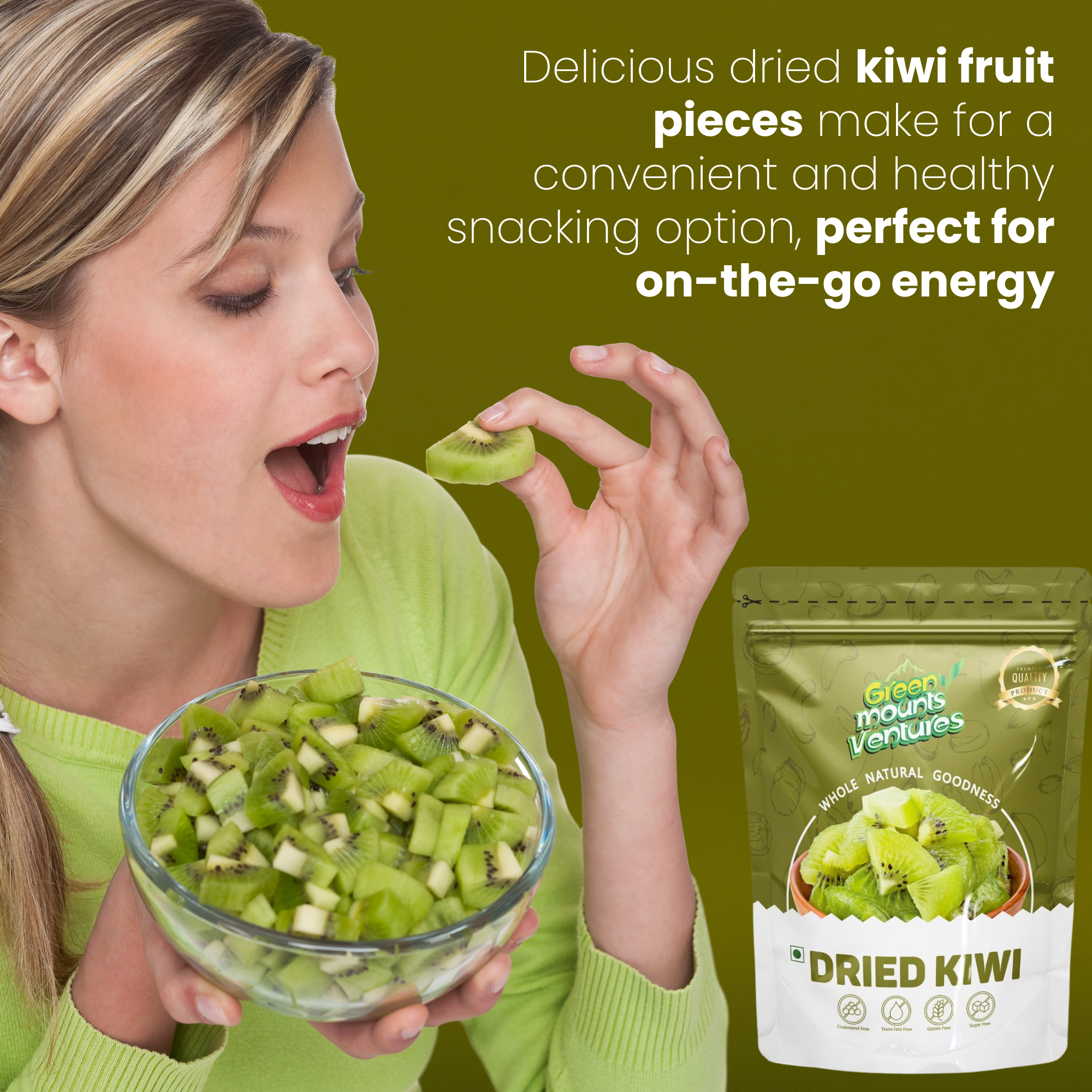 Premium Quality Dried Kiwi – Tangy & Nutritious Delight