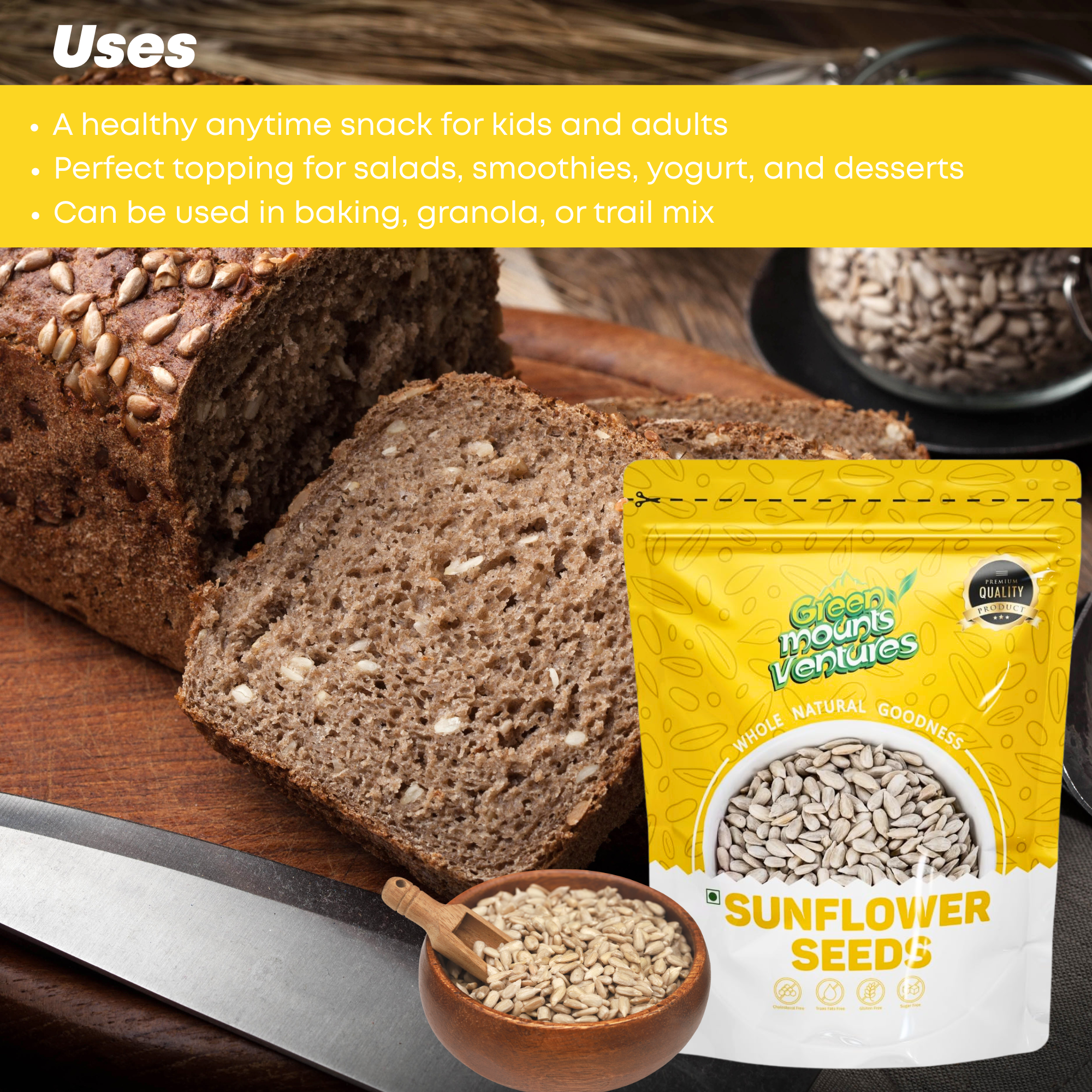 Premium Quality Sunflower Seeds – Immunity & Energy Booster