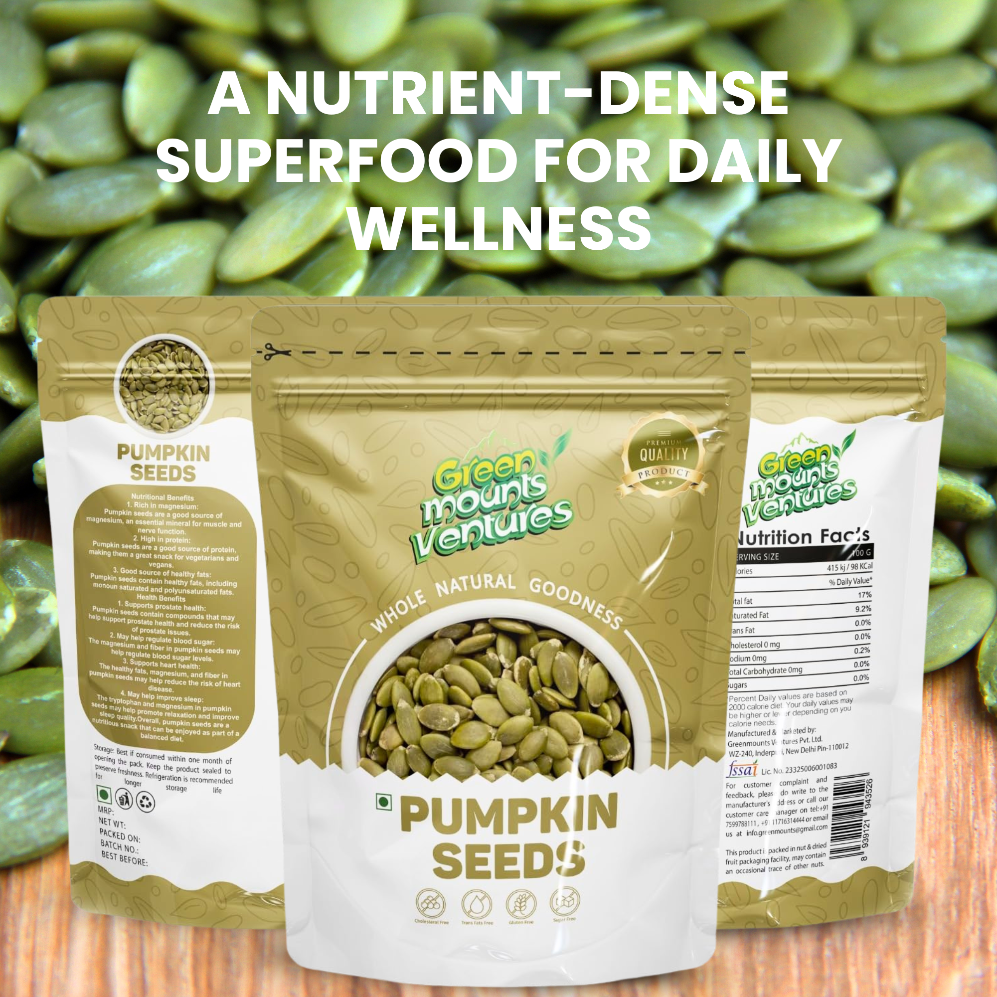 Premium Pumpkin Seeds – Superfood for Everyday Health
