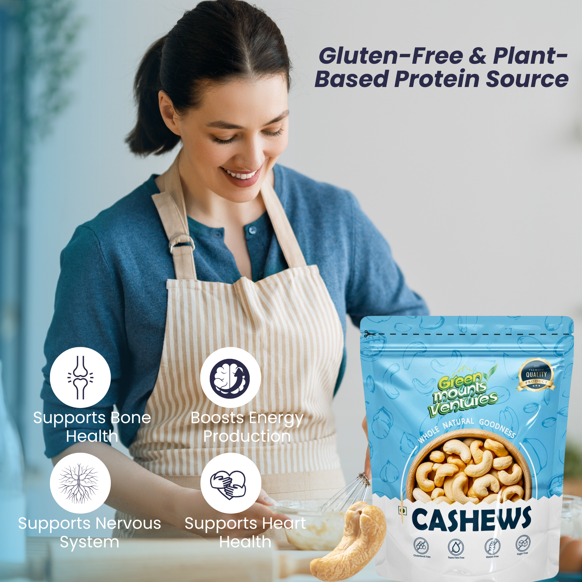 Premium Cashews – Crunchy & Nutritious