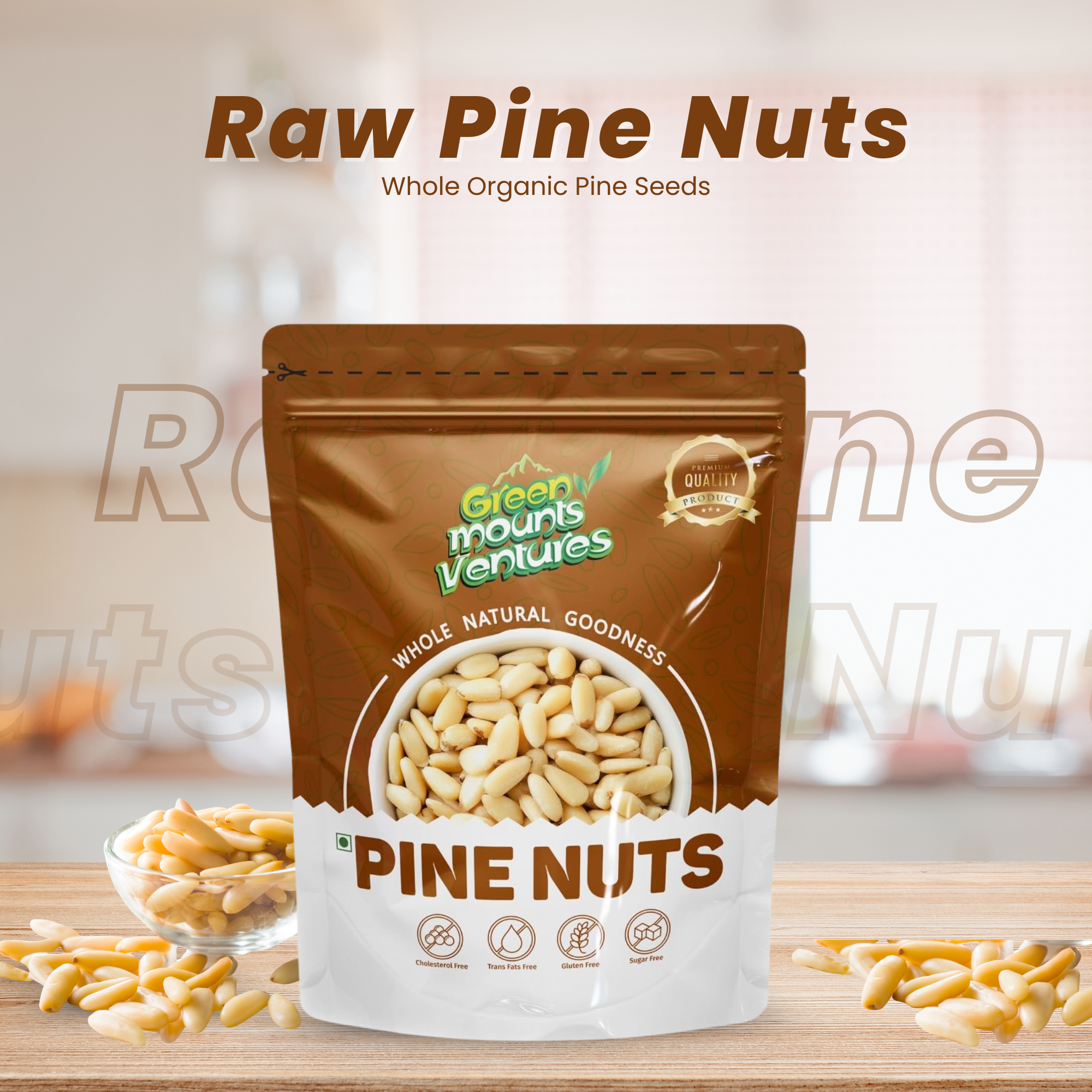 Premium Handpicked Pine Nuts – Energy & Wellness Booster