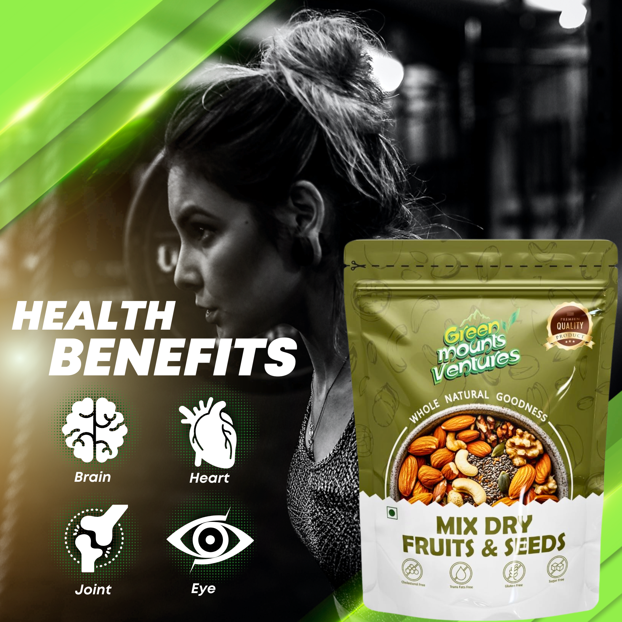 Premium Mix Dry Fruits & Seeds – Power-Packed Nutrition