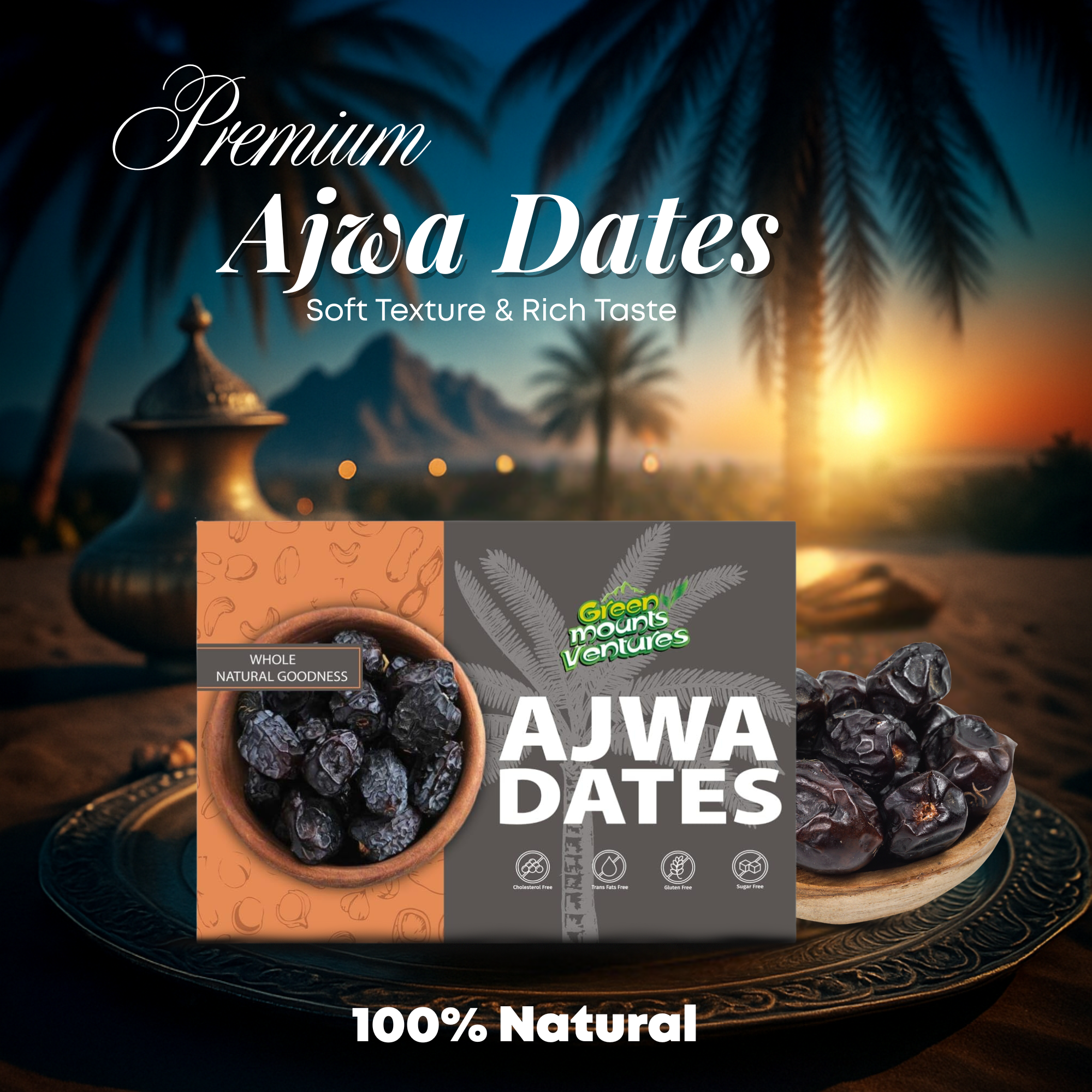 Premium Ajwa Dates – Royal Collection