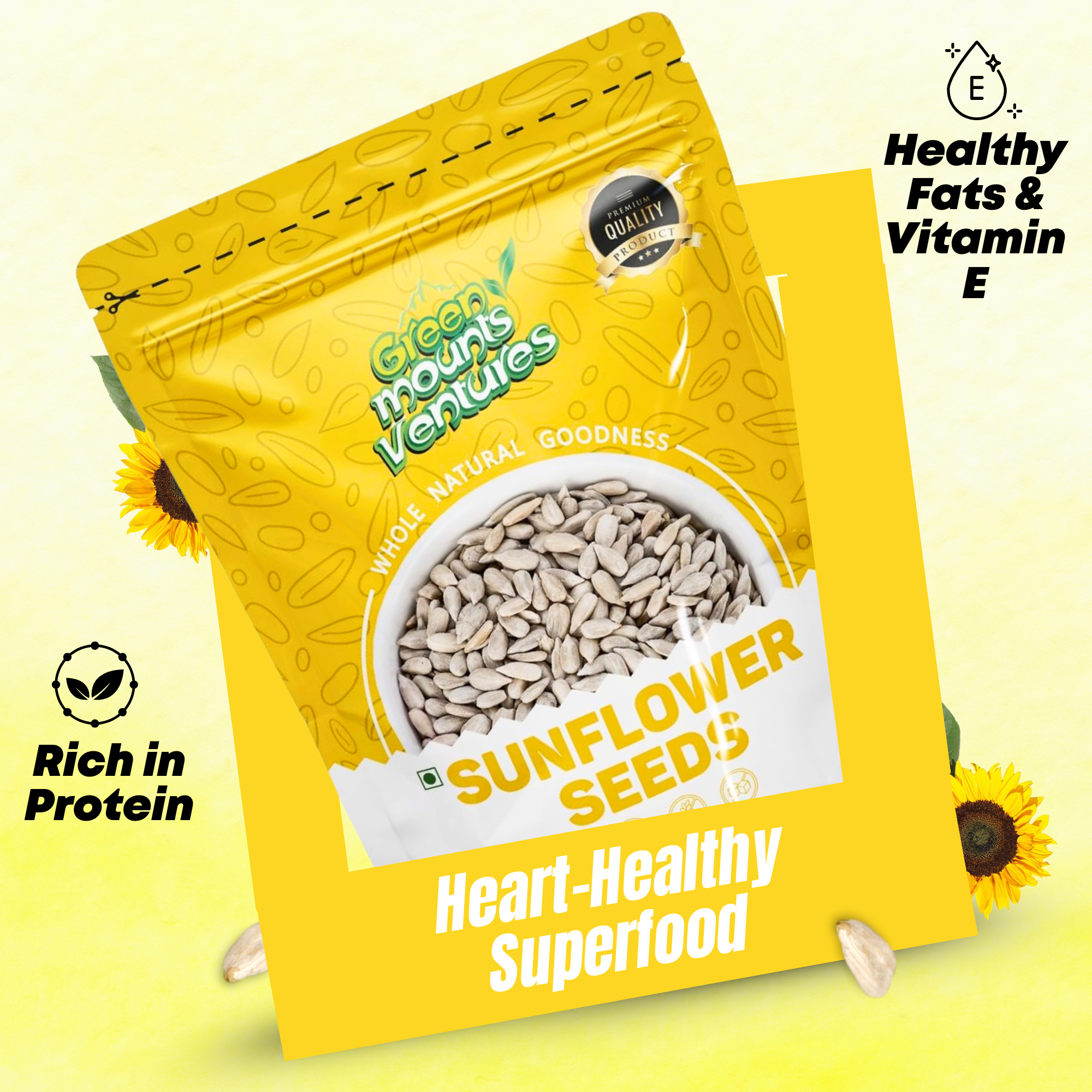 Premium Quality Sunflower Seeds – Immunity & Energy Booster