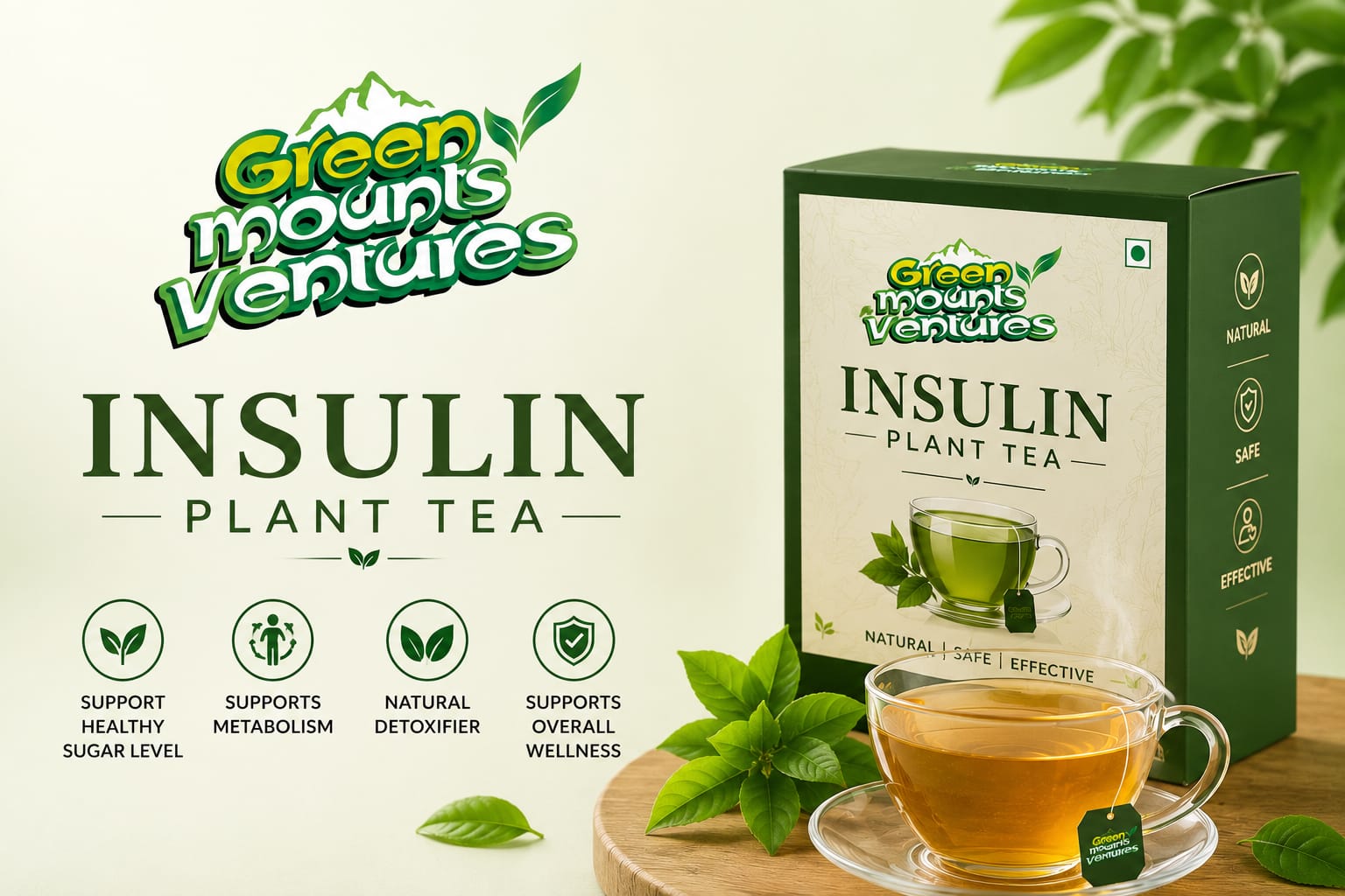 Imported Insulin Plant Tea – Natural Blood Sugar Support (Yamang Bukid) | 10 Tea Bags