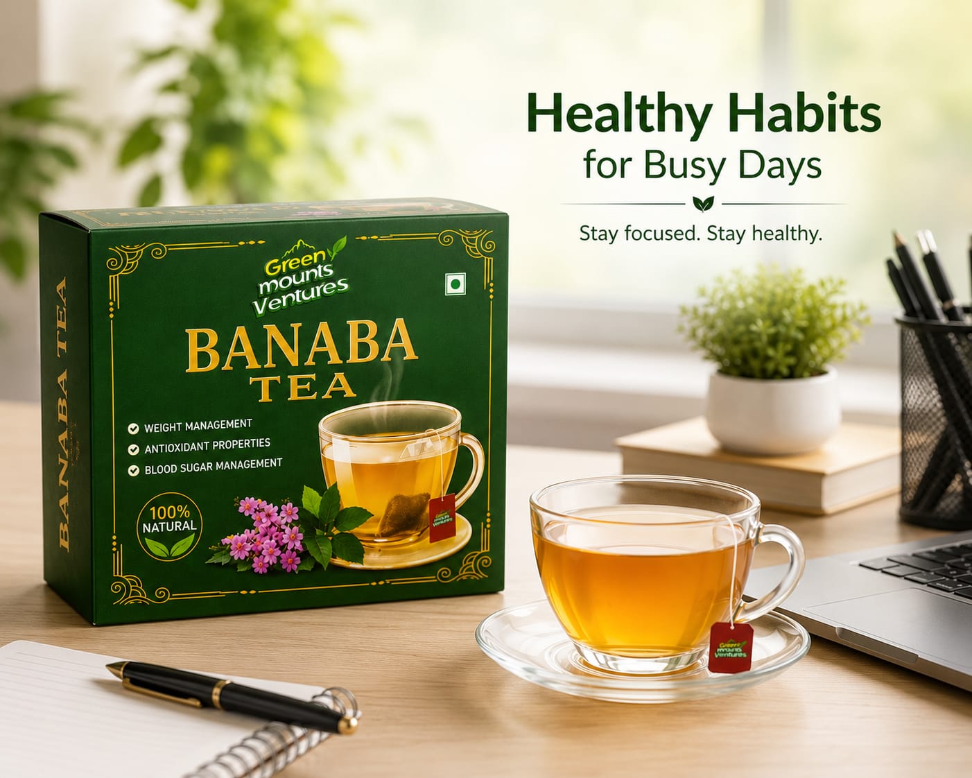 Premium Banaba Tea – 100% Natural Herbal Tea