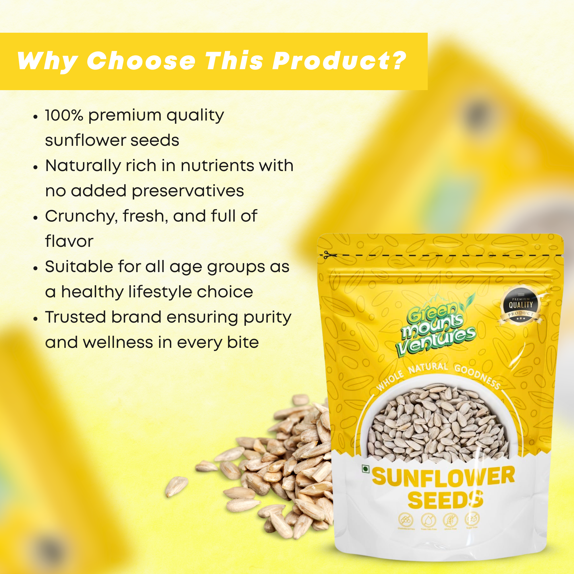 Premium Quality Sunflower Seeds – Immunity & Energy Booster