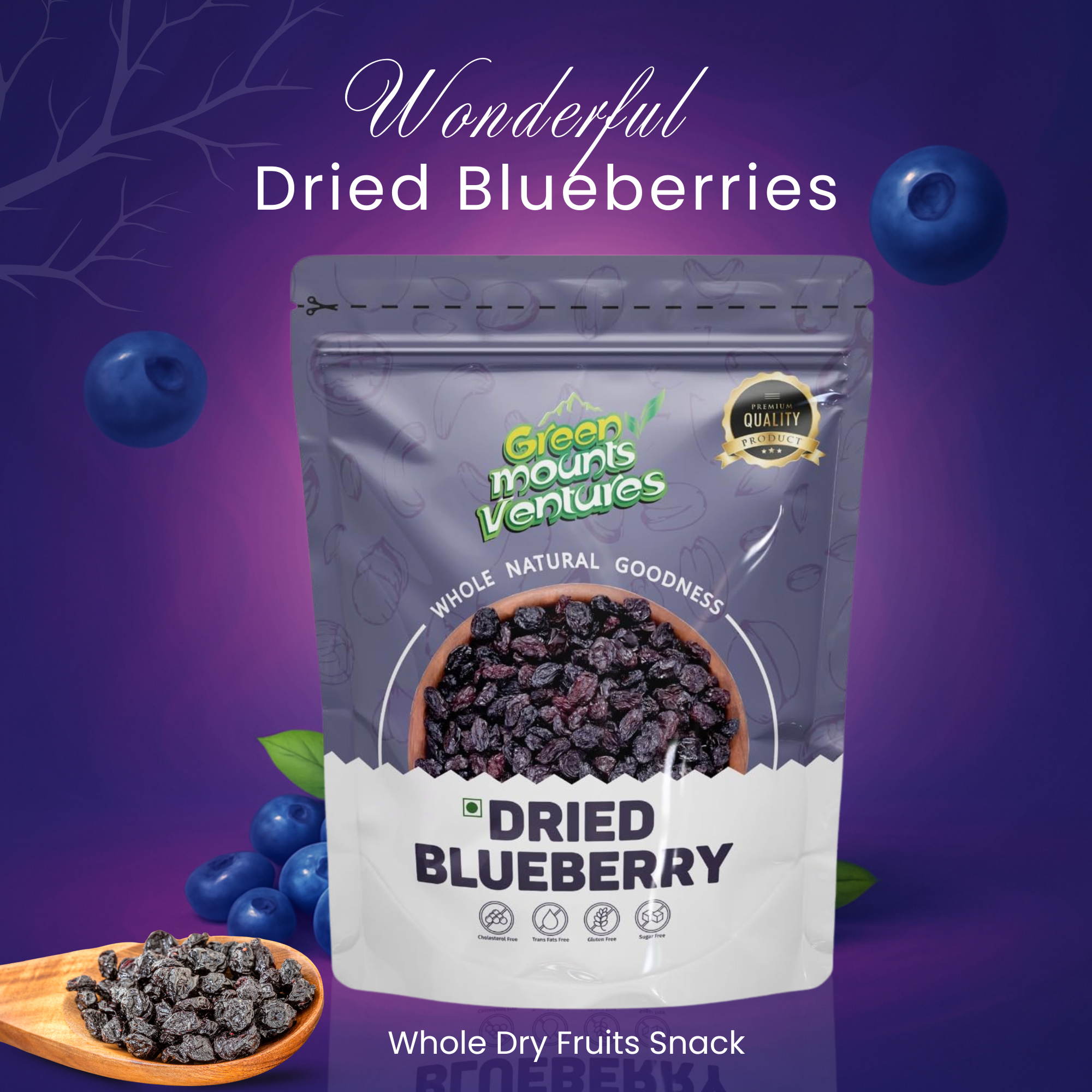 Organic Premium Blueberries – Healthy & Delicious Snack
