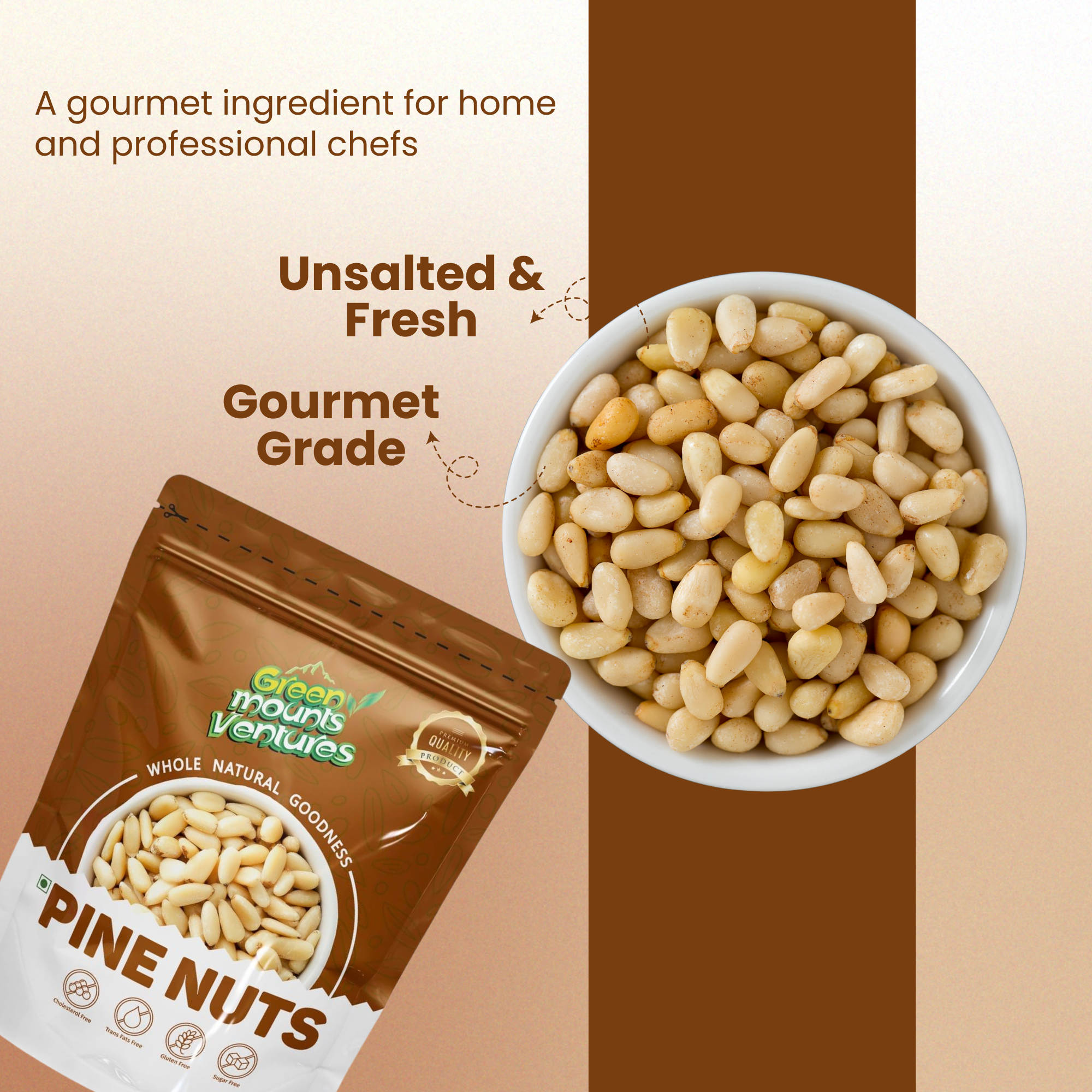 Premium Handpicked Pine Nuts – Energy & Wellness Booster