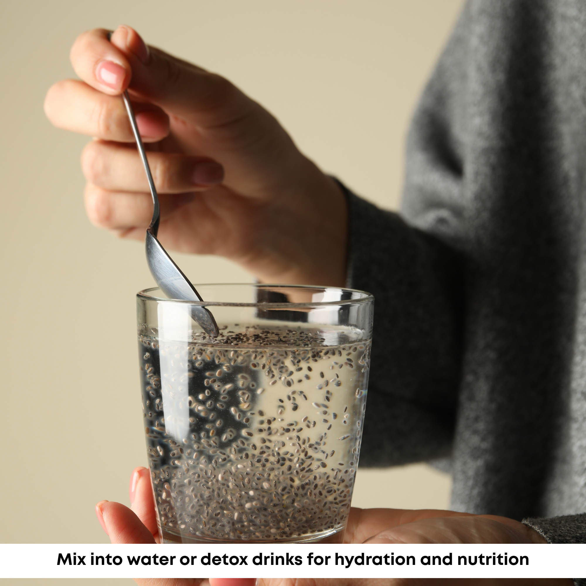 Organic Chia Seeds – Rich in Omega-3 & Fiber