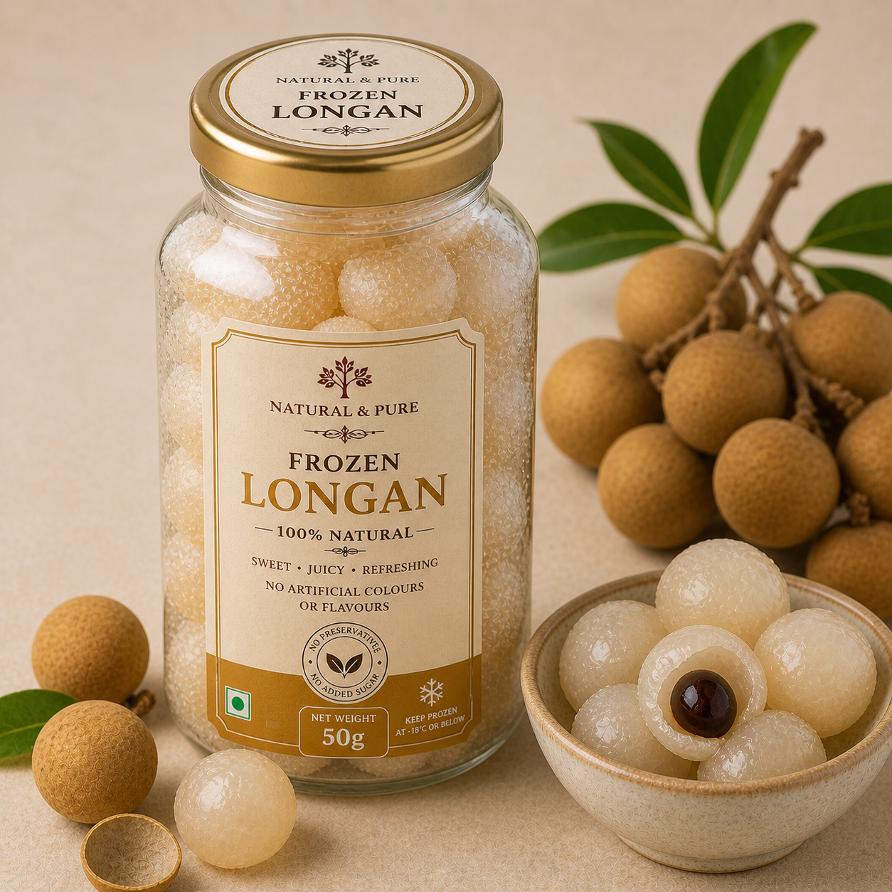 Frozen Longan 50gm